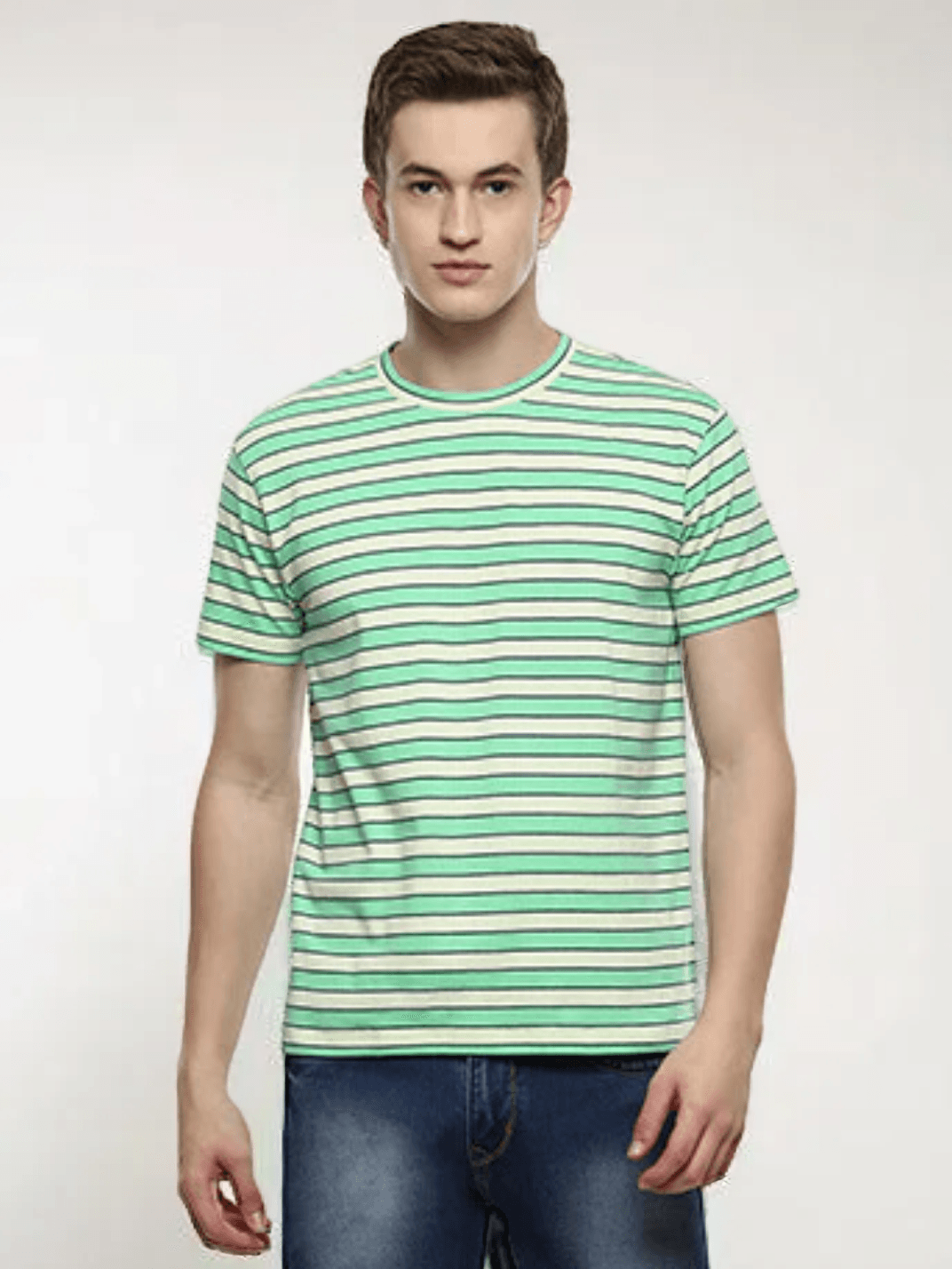 Hummel Green Gecko Regular Shirts for Men Daily Wear