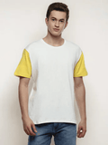 Hummel White/marshmallow Oversized Shirts for Men Daily Wear