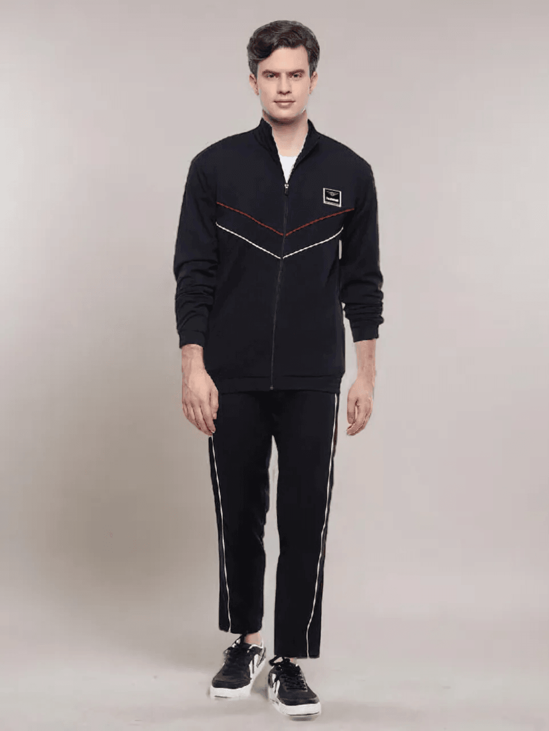 Hummel Light Blue Regular Tracksuits for Men Gym Wear