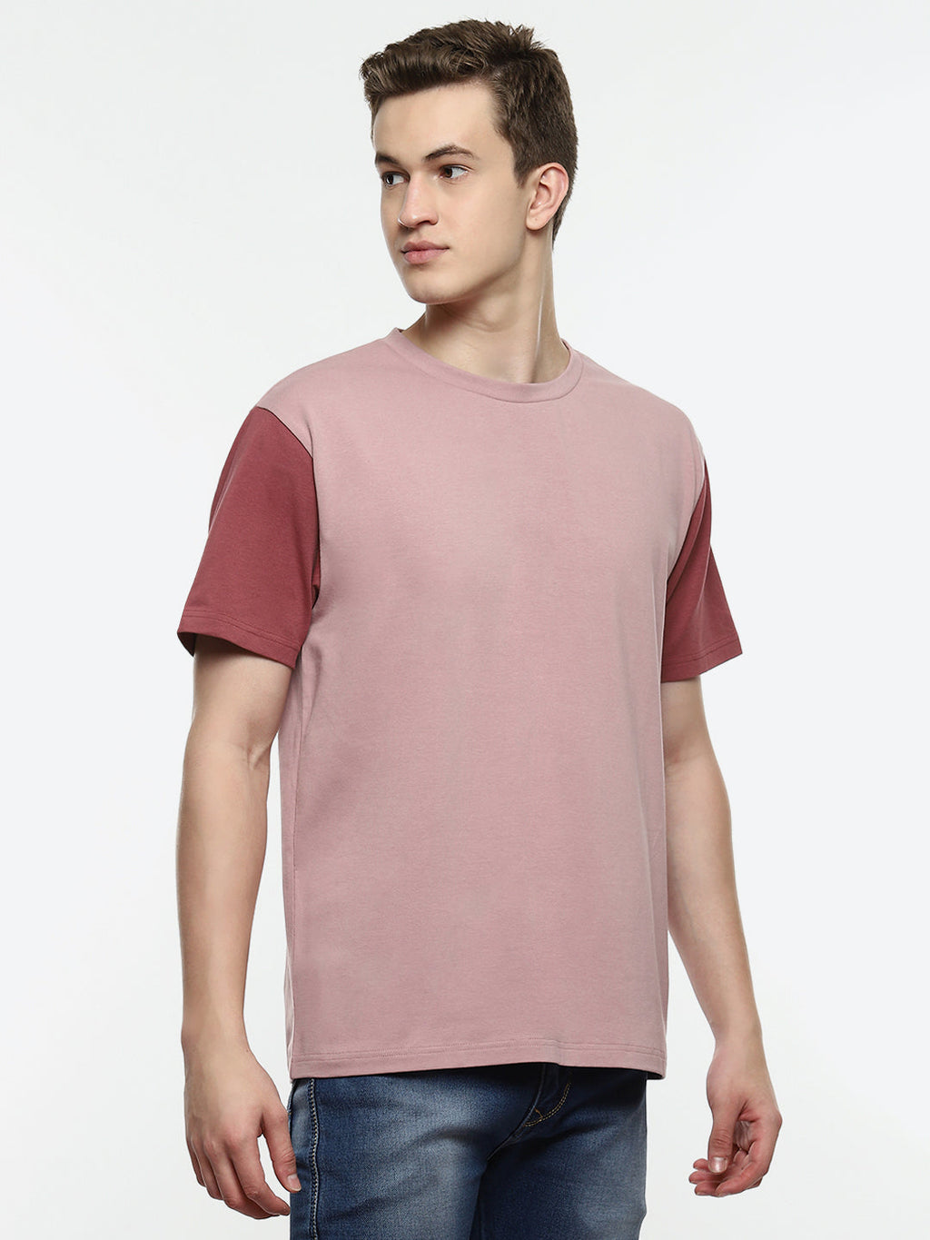 Hummel Multi Colour Pink Oversized Shirts for Men Daily Wear