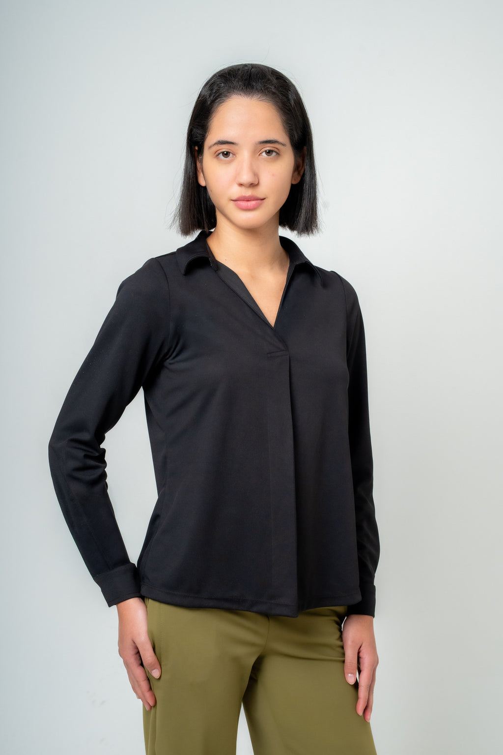 Ibuki Open Collar Top
