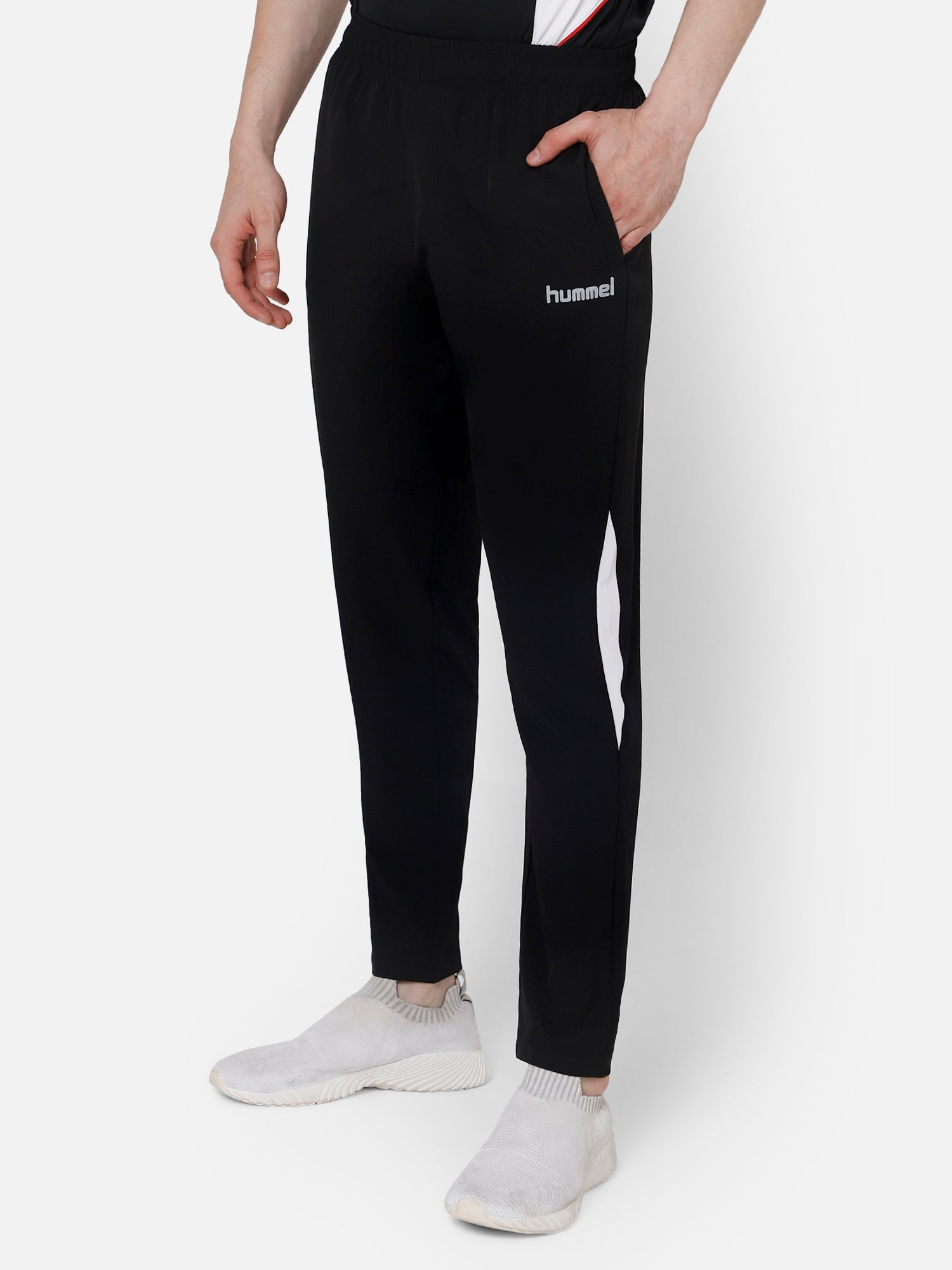 Hummel Black Regular Shorts for Men Gym Wear