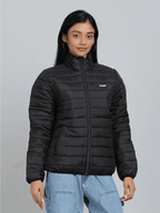 Hummel Black Regular Waistcoats for Women Outdoor Wear