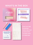 Haute Sauce The French Cå“Ur Press-On Nails - Daisy White