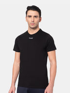 Hummel Black Regular Shirts for Men Gym Wear
