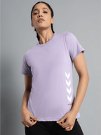 Hummel Lavender Regular Shirts for Women Daily Wear