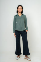 Ibuki Open Collar Top
