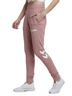 Hummel Pink Slim Clothing for Women Gym Wear