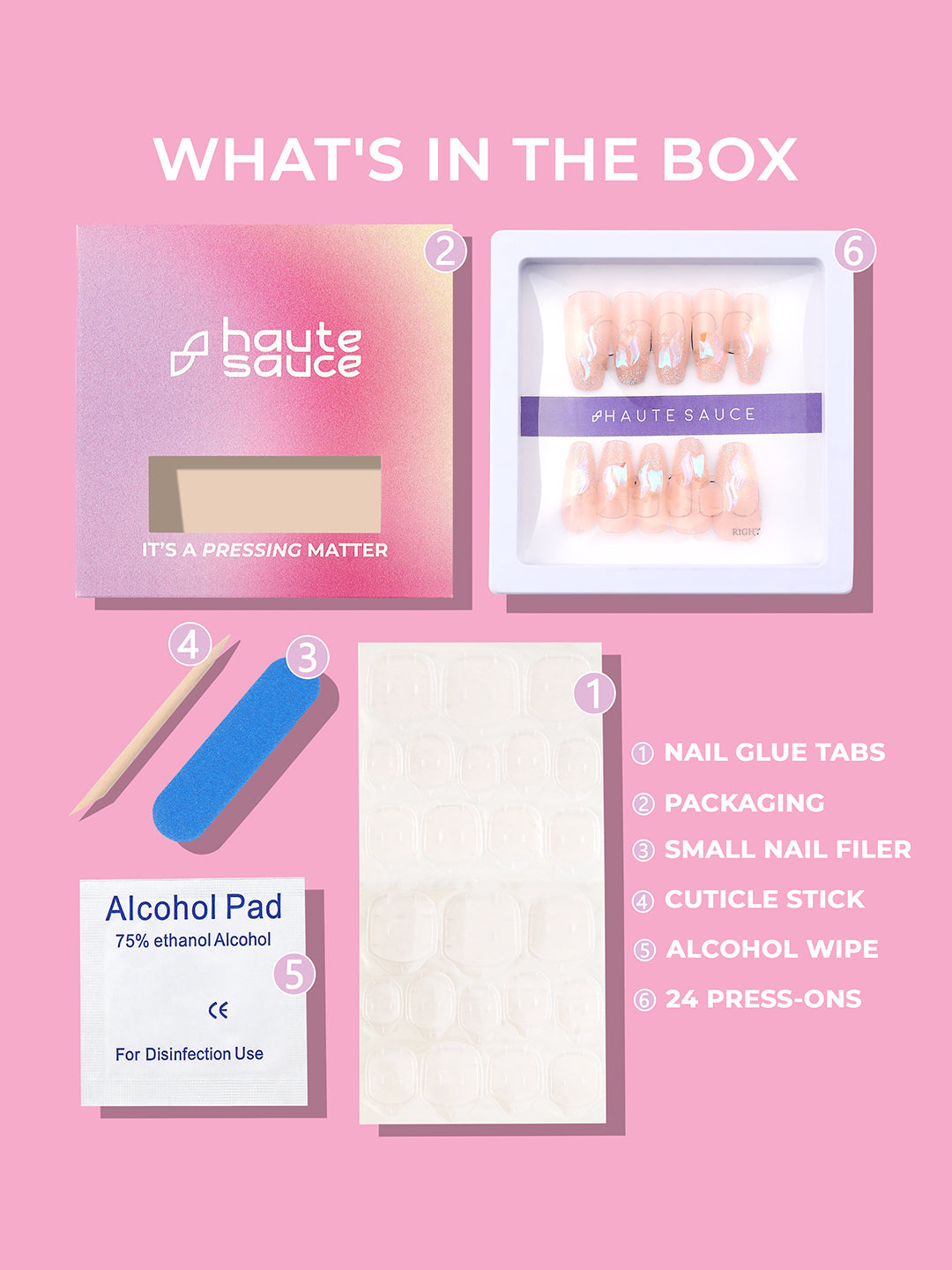 Haute Sauce The Slimmer Press-On Nails - Soft Pink