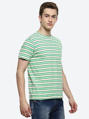 Hummel Green Gecko Regular Shirts for Men Daily Wear