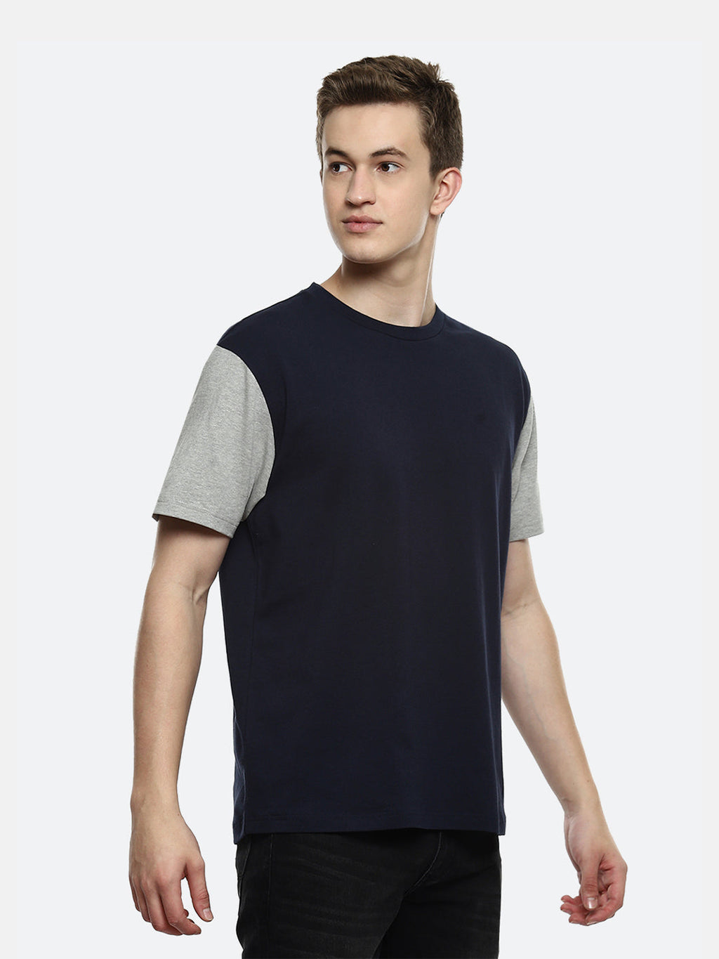 Hummel Black Iris Melange Oversized Shirts for Men Daily Wear