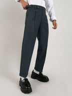 Campus Sutra Lightweight - Tailored Linen-Blend Trousers