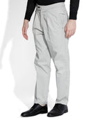 SAMMYUKK Pleated Korean Relaxed-Fit Trouser - Light Grey