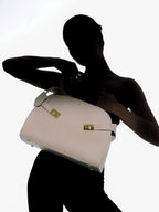 The Large Meridian Hand Bag - Coin Grey