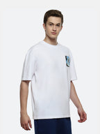 Hummel White Oversized Shirts for Men Daily Wear