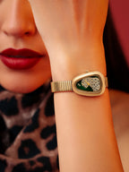 The Ivory Teardrop Watch - Rose Gold