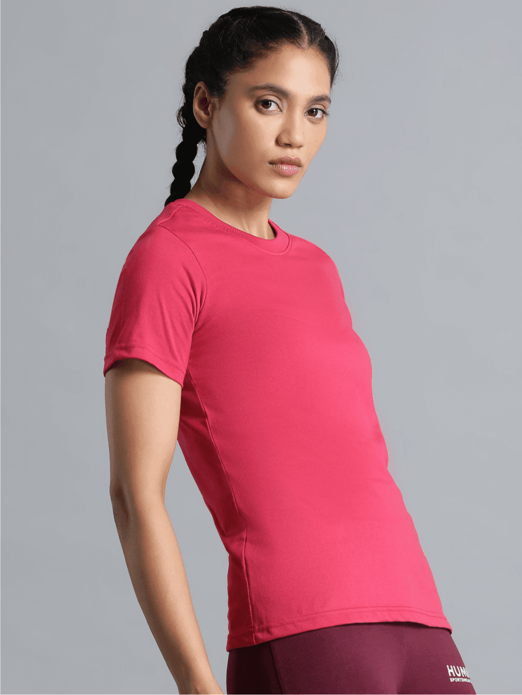 Hummel Raspberry Sorbet Regular Shirts for Women Daily Wear