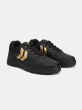 Hummel Black/gold Regular Sneakers for Men Gym Wear