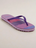 Hummel Dark Purple Regular Flops for Women Daily Wear