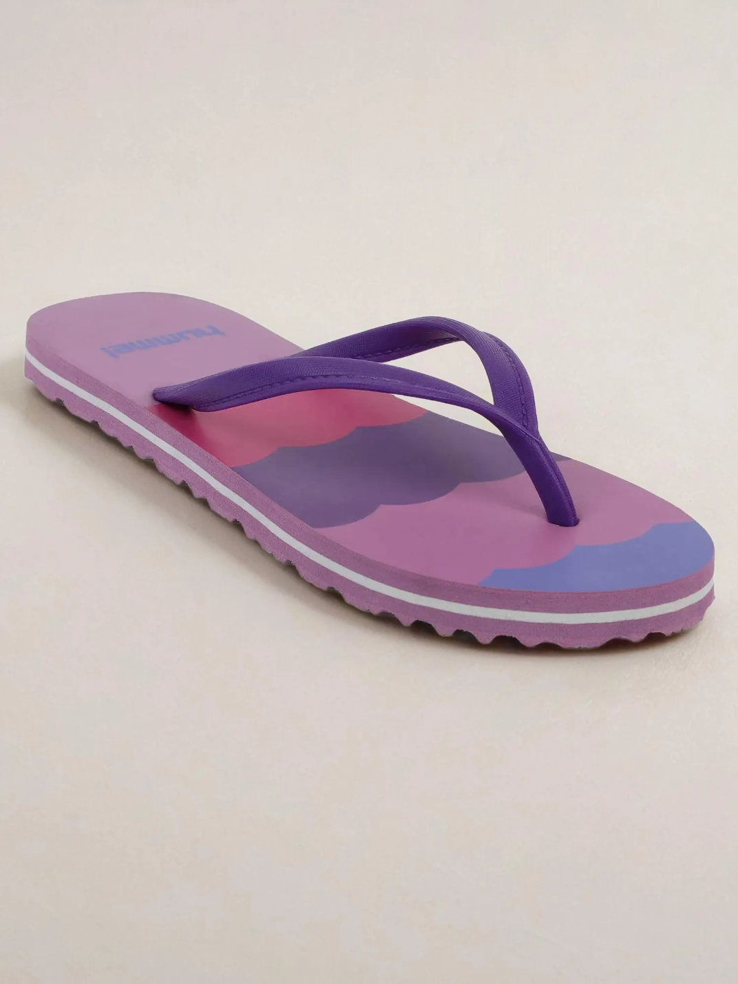 Hummel Dark Purple Regular Flops for Women Daily Wear