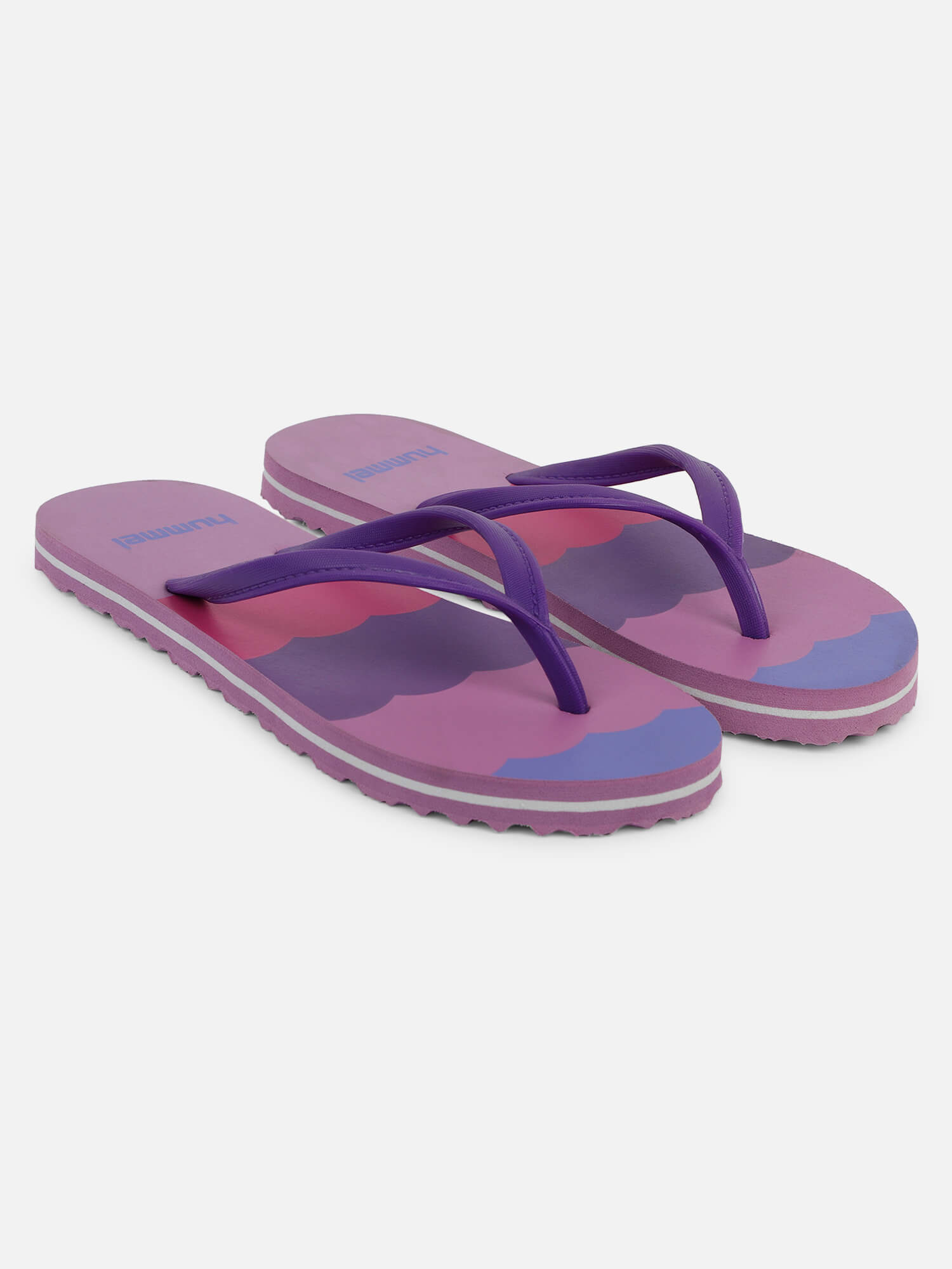Hummel Dark Purple Regular Flops for Women Daily Wear