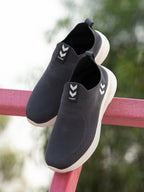 Hummel Grey/white Regular Shoes for Men Gym Wear