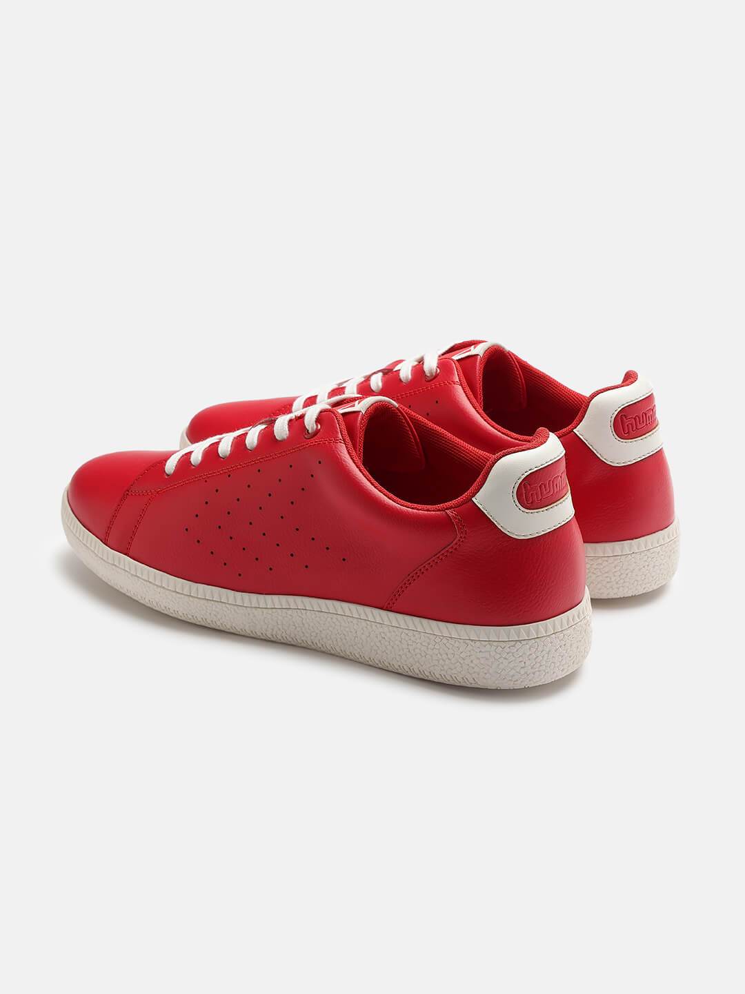 Hummel Red/white Regular Sneakers for Men Daily Wear