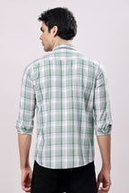 Stylox Regular Fit Full Sleeve Check Casual Shirt For Men's