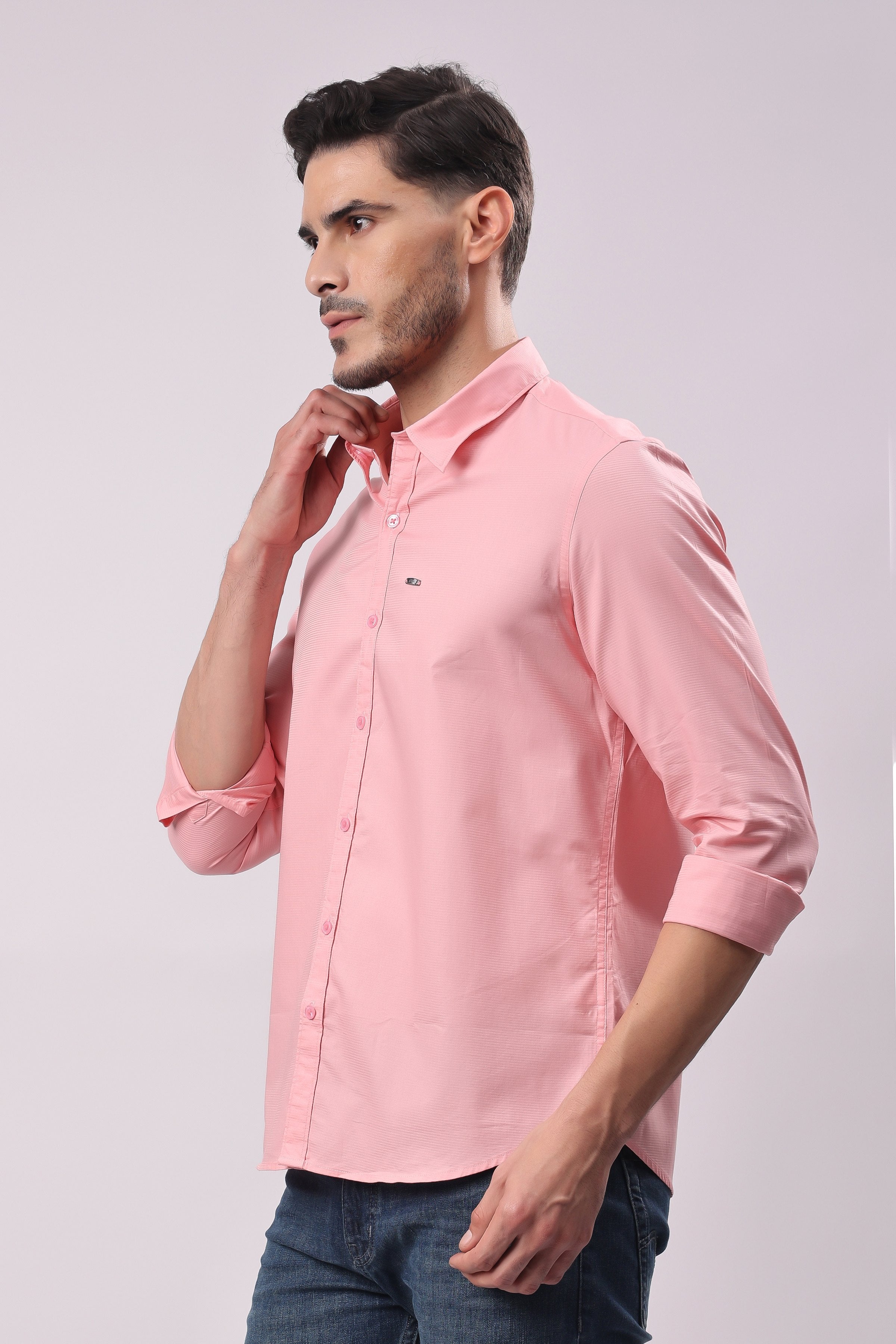 Stylox Full Sleeve Solid Casual Shirt For Men's