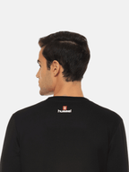 Hummel Black Regular Sweatshirts for Unisex Daily Wear