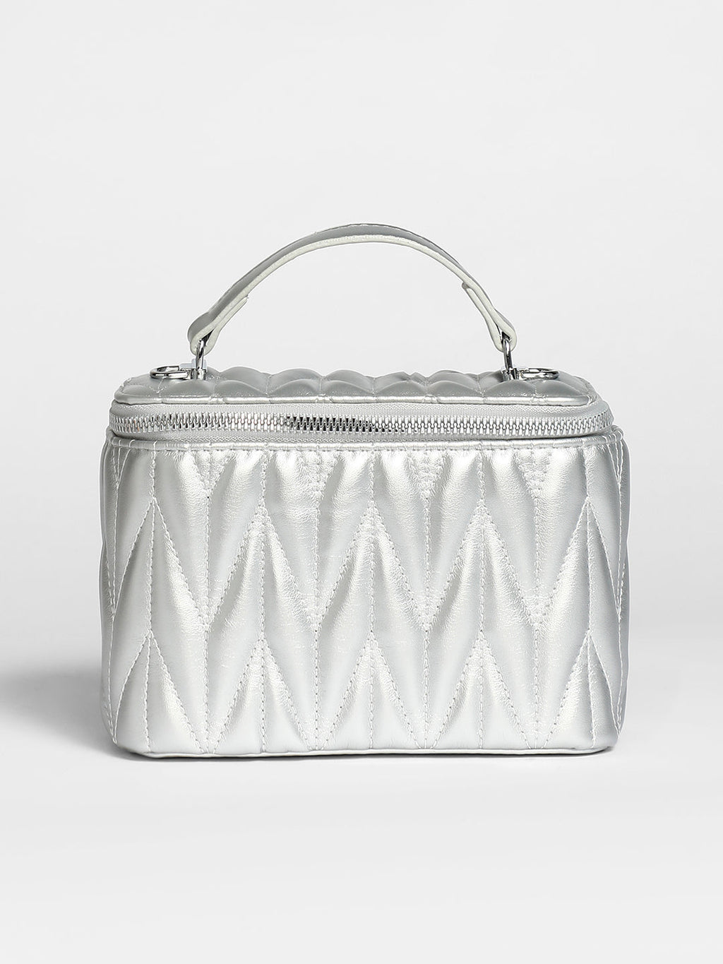 Quilted Box Bucket Bag