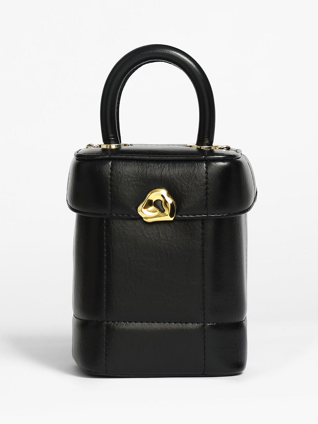 Haute Sauce Dented Buckle Bucket Bag