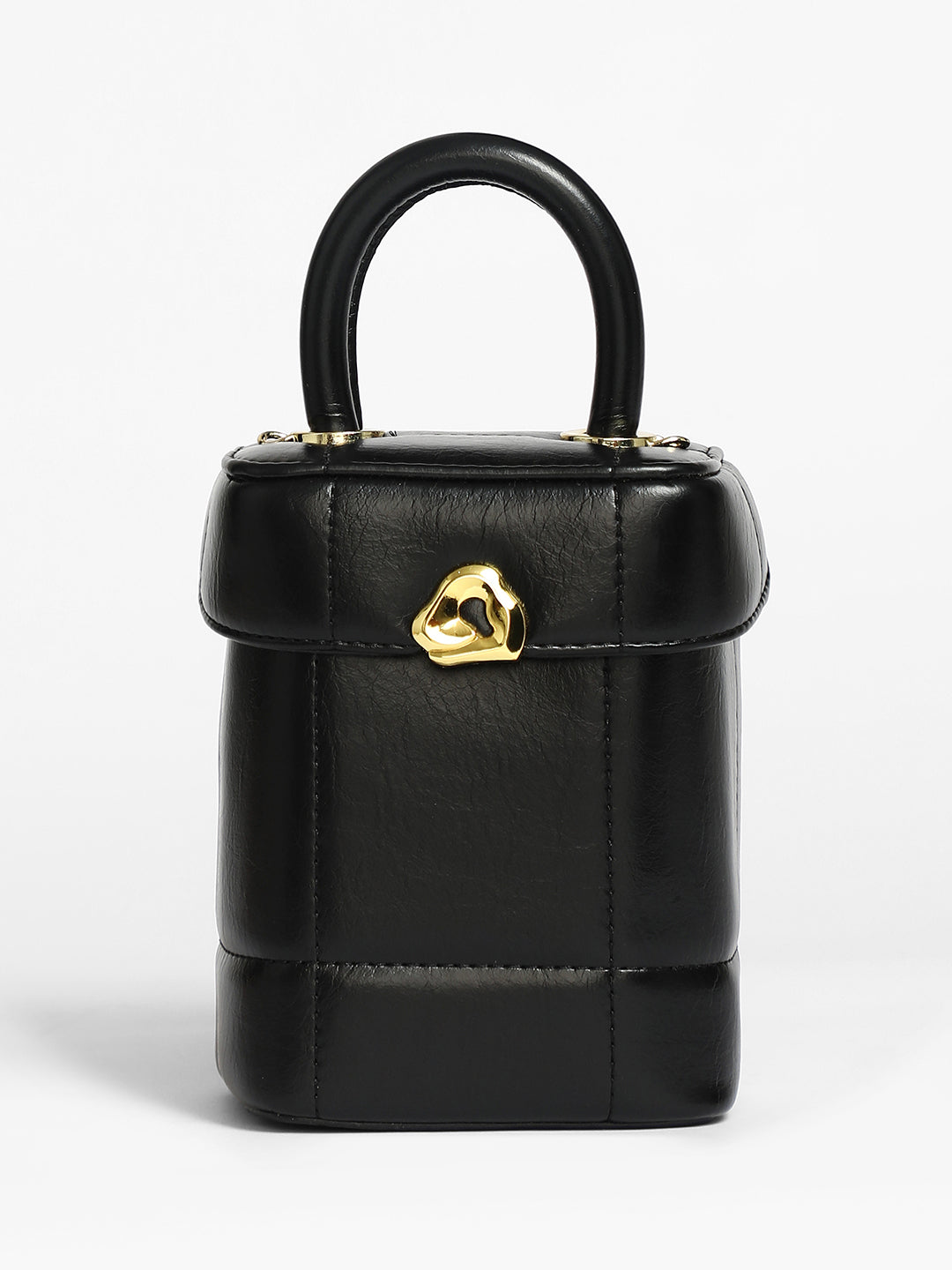 Haute Sauce Dented Buckle Bucket Bag