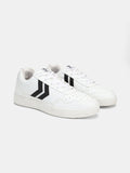 Hummel White/black Regular Sneakers for Men Gym Wear