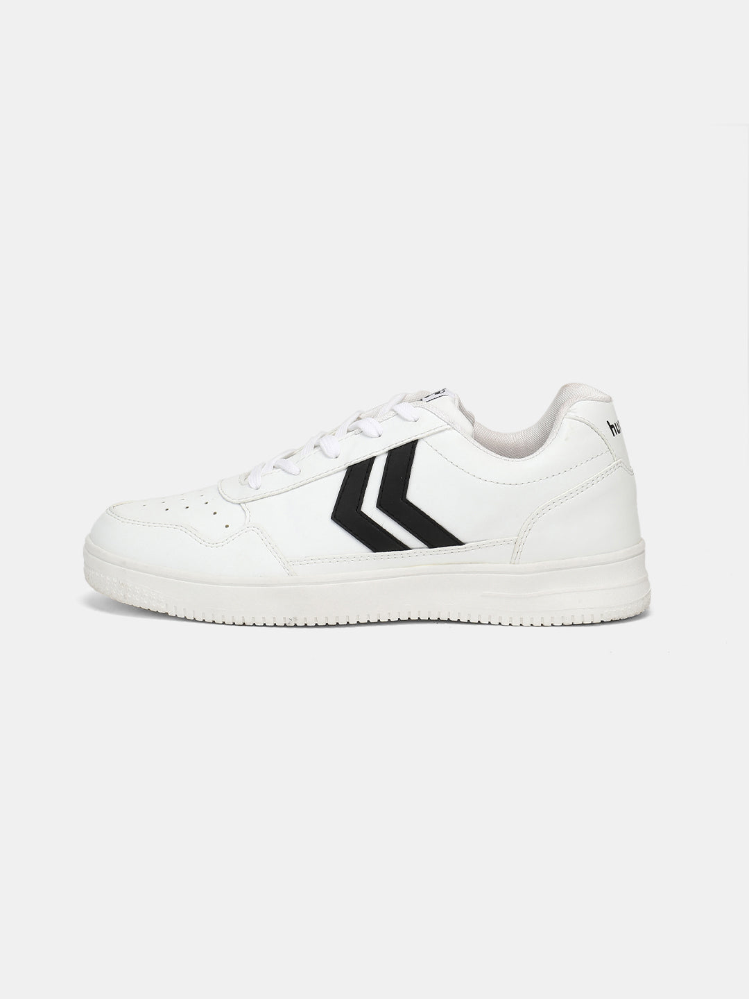 Hummel White/black Regular Sneakers for Men Gym Wear
