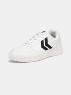 Hummel White/black Regular Sneakers for Men Gym Wear