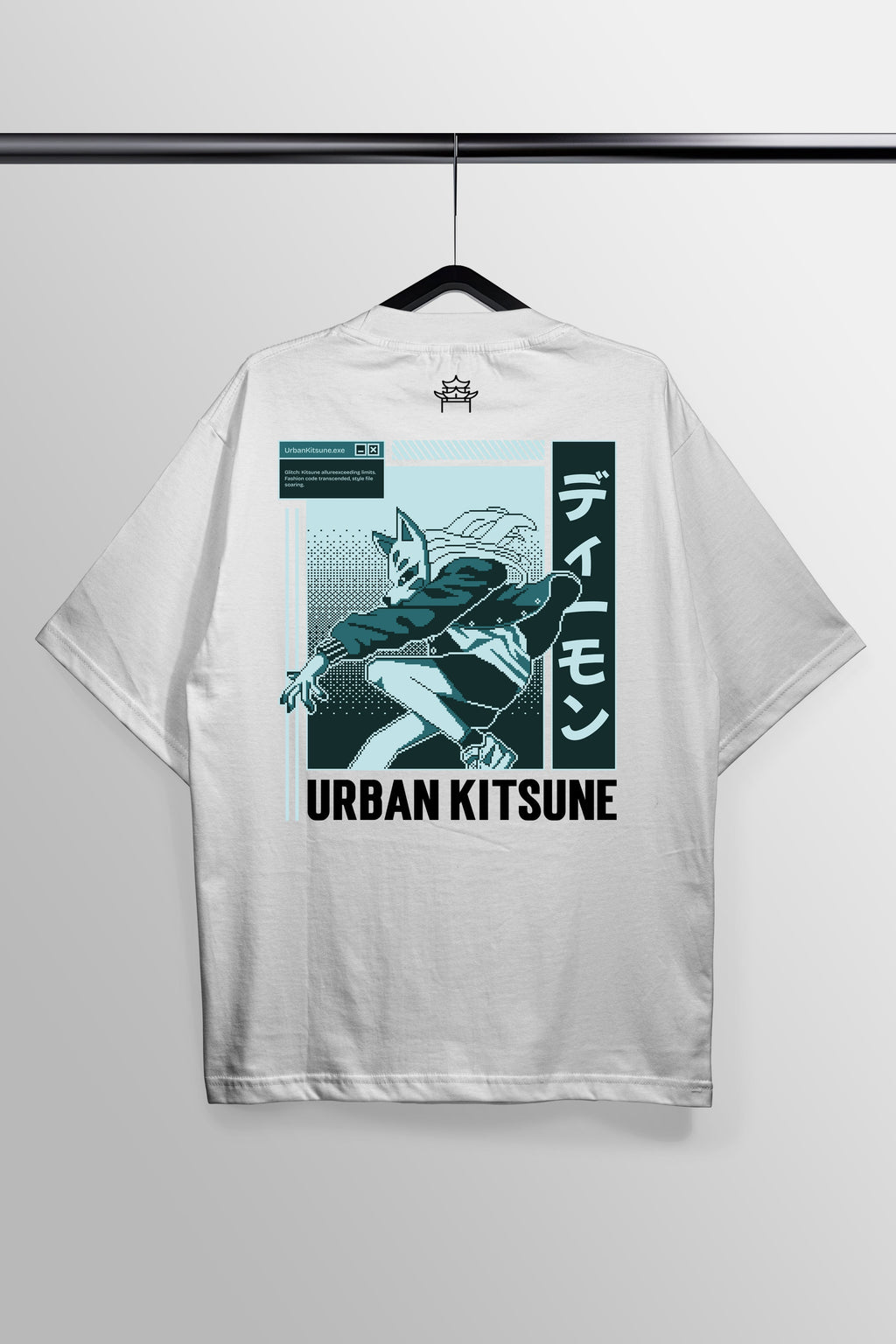 Urban Kitsune White Oversized Tee