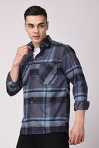 Stylox Regular Fit Full Sleeve Check Casual Shirt For Men's