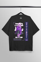 Street Ninja Black Oversized Tee