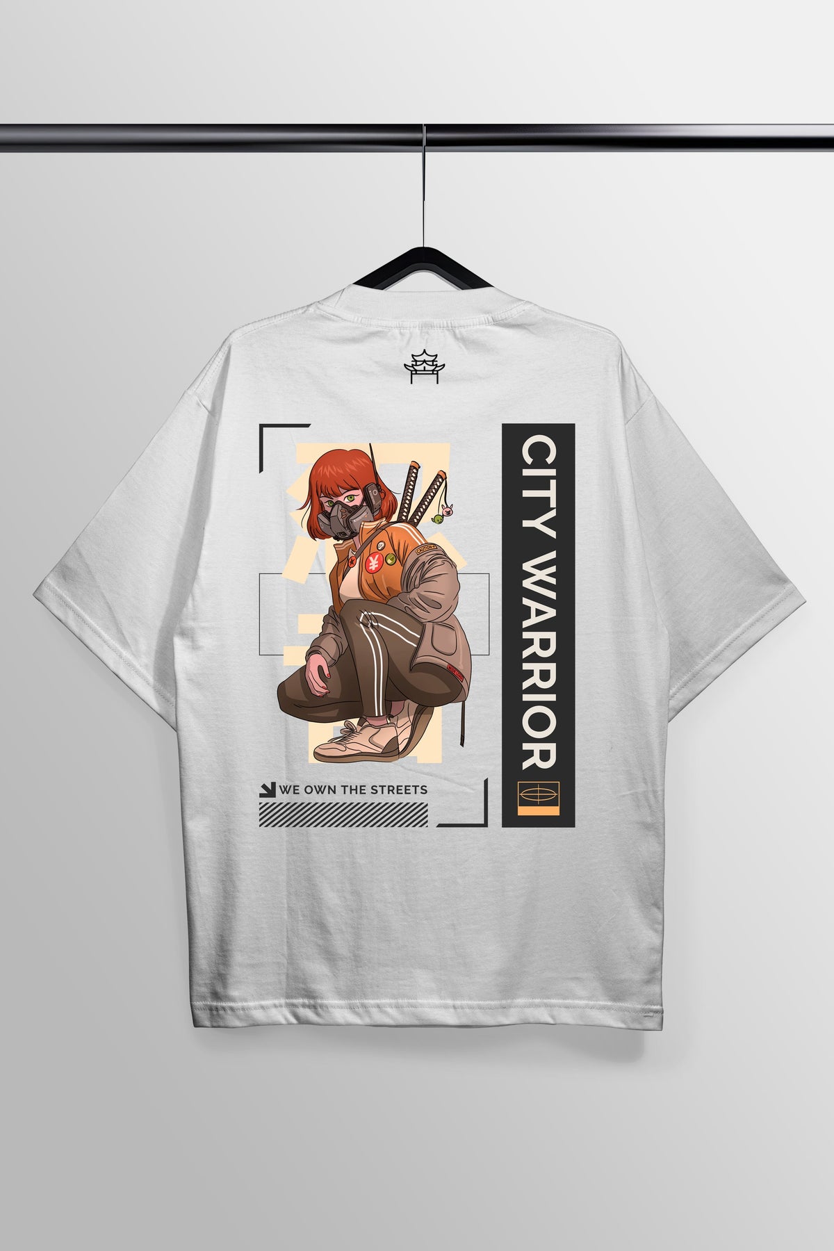 We Own The Streets White Oversized Tee