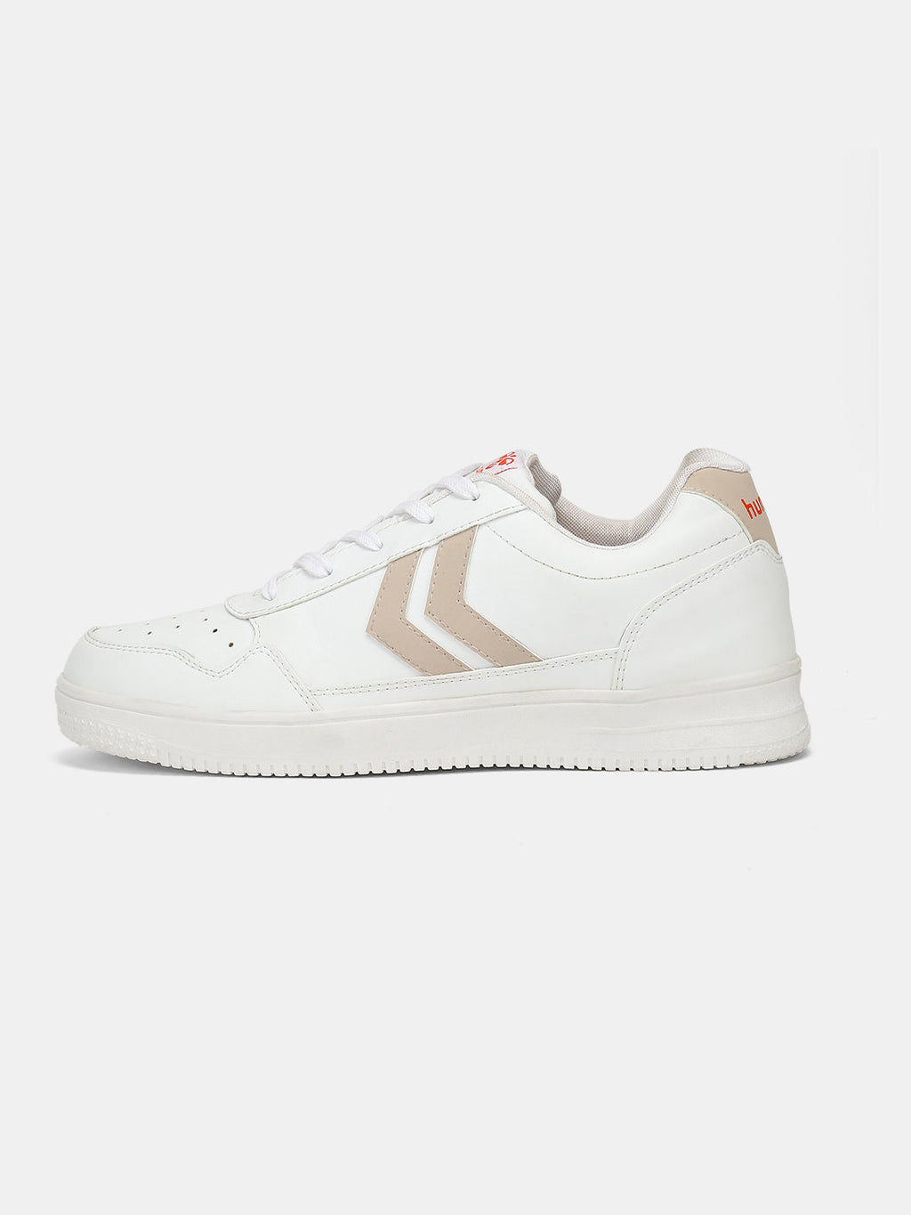 Hummel Beige Regular Sneakers for Men Gym Wear