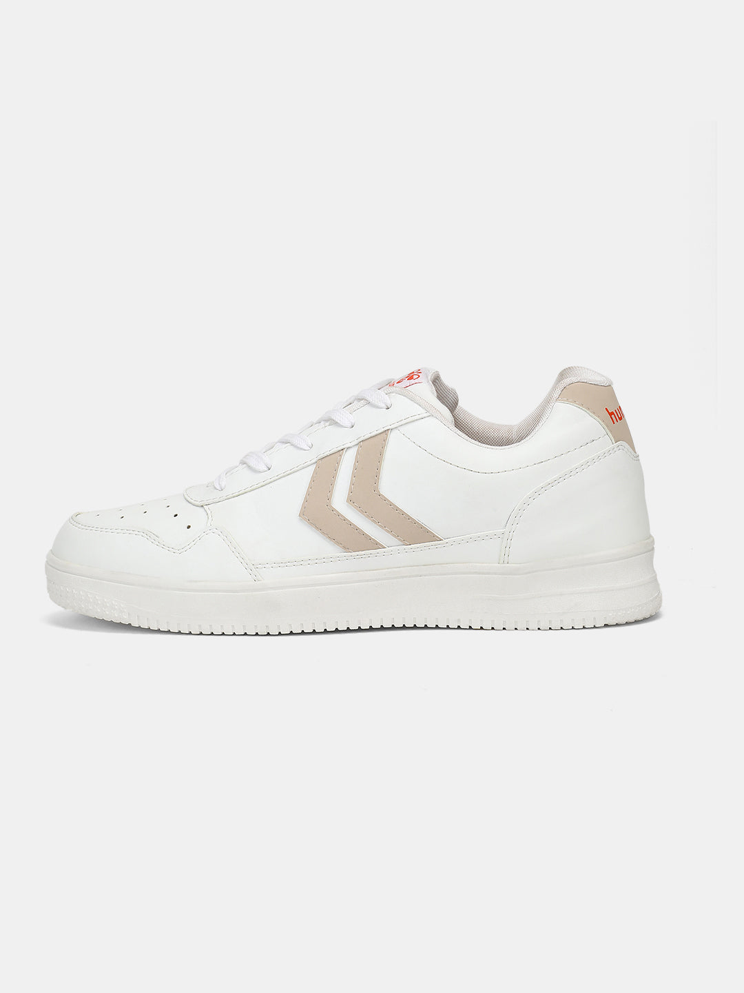 Hummel Beige Regular Sneakers for Men Gym Wear