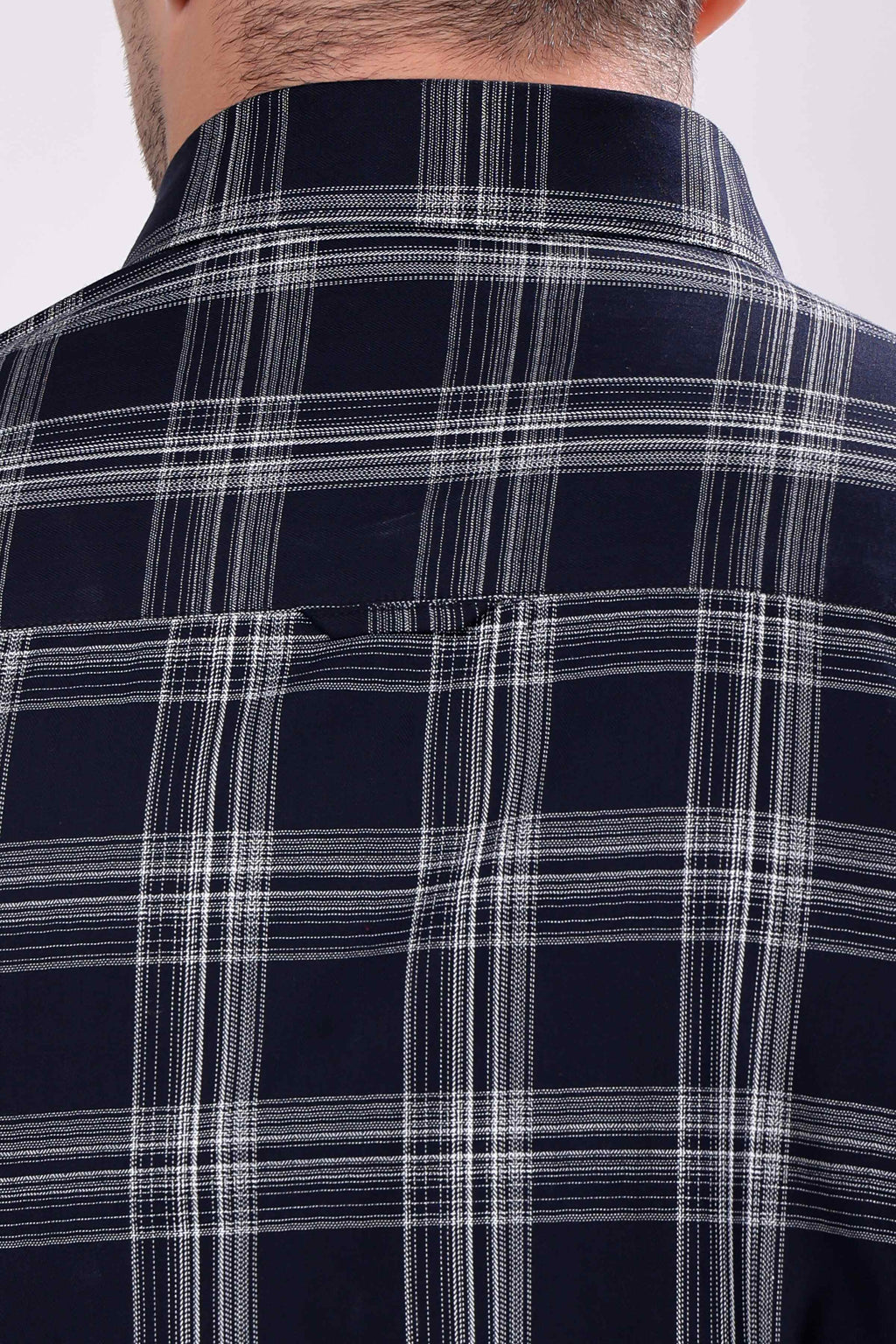 Stylox Regular Fit Full Sleeve Check Casual Shirt For Men's