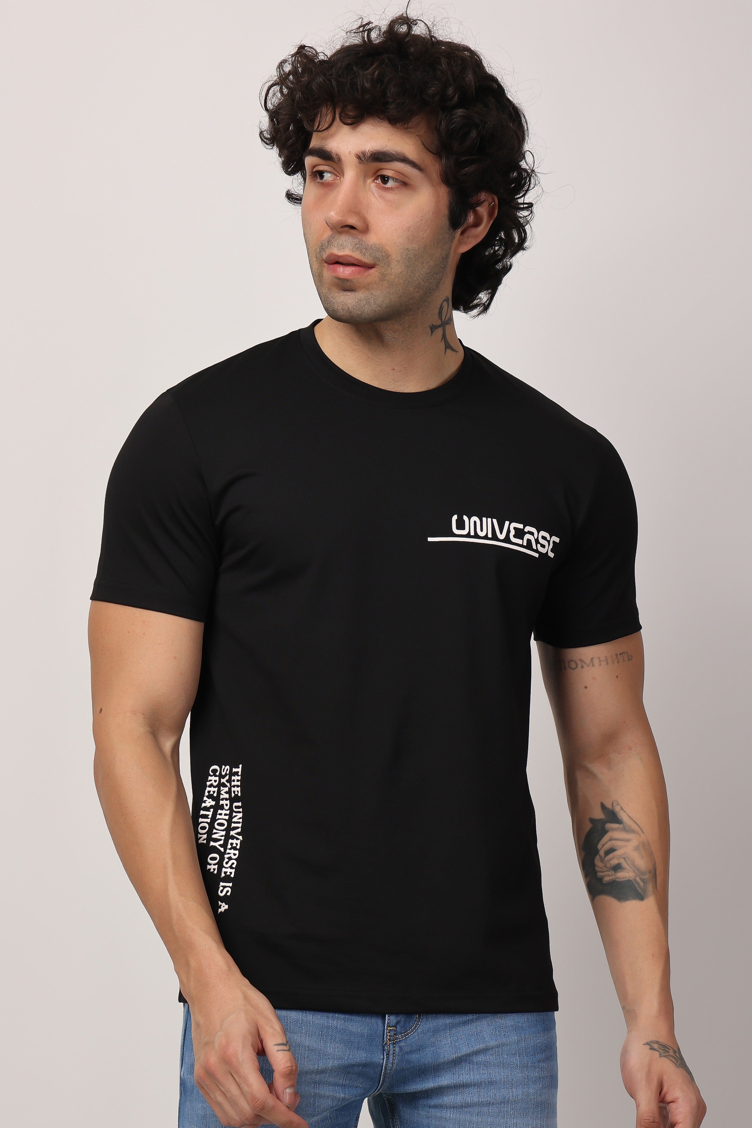 Stylox Men's Round Neck Half Sleeve Solid Casual T-Shirt