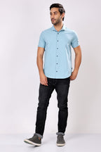 Stylox Regular Fit Half Sleeve Solid Casual Shirt for Men