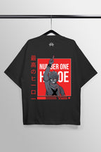 Number One Black Oversized Tee