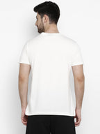 Hummel White Regular Shirts for Men Gym Wear