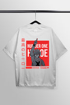 Number One White Oversized Tee
