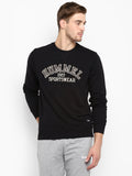 Hummel Black Regular Sweatshirts for Men Daily Wear