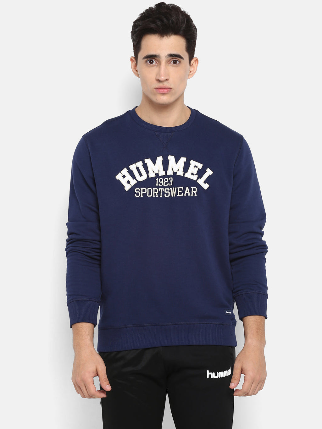 Hummel Real Navy Regular Sweatshirts for Men Daily Wear